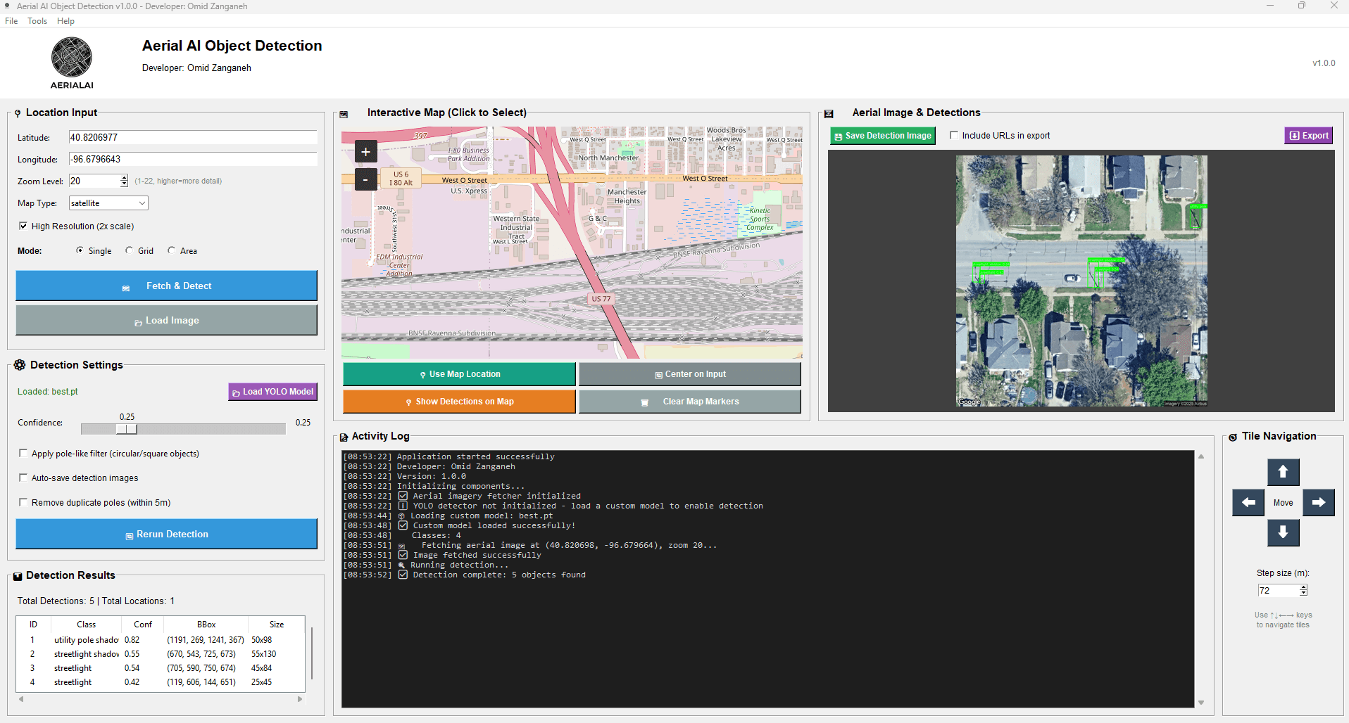 Aerial AI Object Detection screenshot