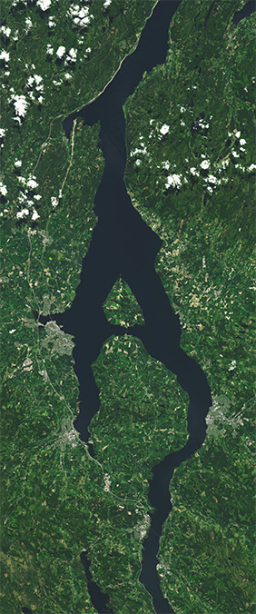 A (Landsat – Lake Mjøsa, Norway)